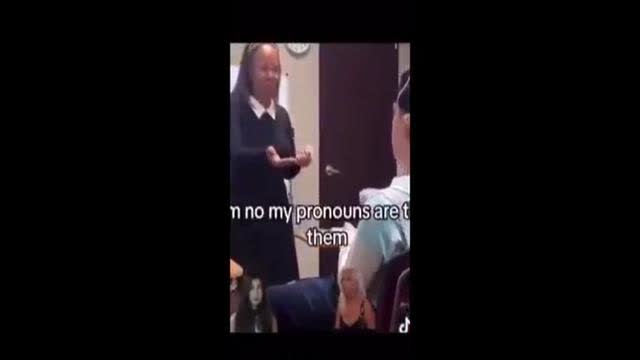 Finally an actual teacher talking to a woke student