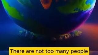 There aren't many people on earth, it's a scam for a global depopulation and eugenics agenda