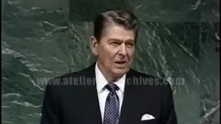 Ronald Reagan to build a government based on the humanity's will and consent (not during COVID)