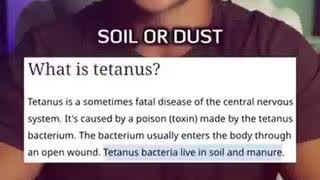tetanus vaccine truth, it's not from rust