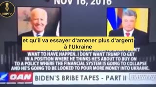 Bidens's Bribes tape with Porochenko president of Ukraine (vostfr)
