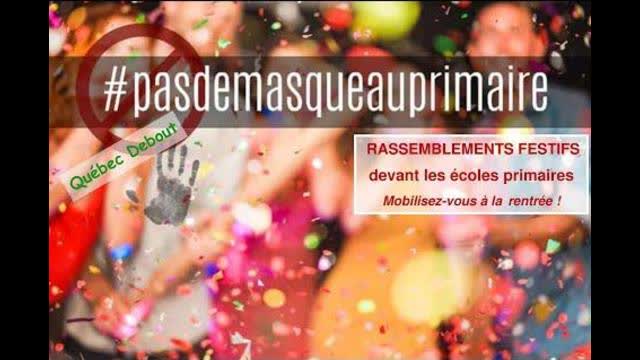 Rassemblements festifs devant nos Ã©coles