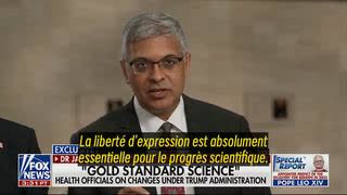 NIH Director Jay Bhattacharya says CENSORSHIP was a huge problem during COVID (vostfr)