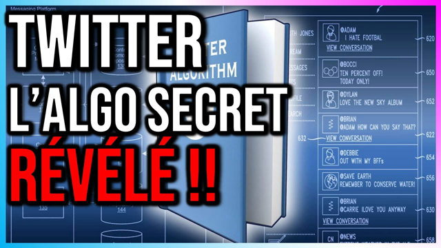 Les secrets de l'algoritme de référencement  Twitter revélés  !