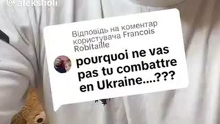 Un ukrainien au Québec dit pourquoi il ne veut pas aller mourir pour Zelensky