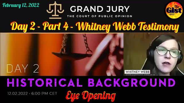 Grand Jury - Day 2 Part 4 - Whitney Webb Testimony - Historical Background
