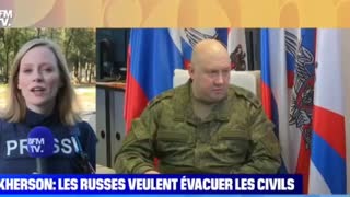 BFMTV ou l'art de couper la parole - les ukrainiens visent les infrastructures de Kherson