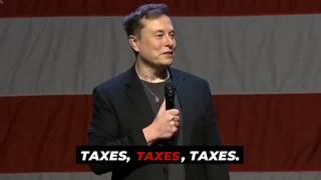 Elon musk - You get taxed on what you buy, Taxe on what you own