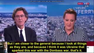 Luc Ferry on LCI - Ukraine provoked this war by what it has been doing in Donbas since 2014 (vostfr)