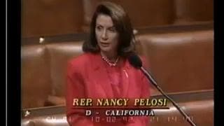 1992 - Nancy Pelosi Signing onto Agenda 21 - Sustainable Development and climat change