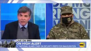 Listen carefully to what General William Walker just said.  "With a peaceful transition ???..."