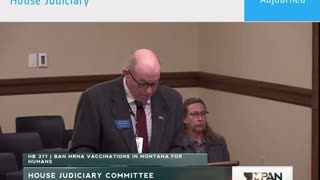 Rep Greg Kmetz - To pull mRNA shots off the market in Montana HD36