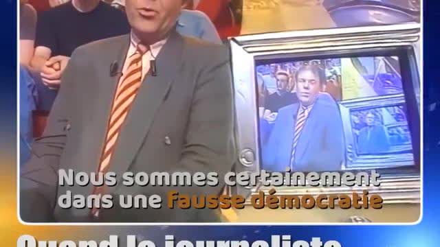 Ancien présentateur TF1 JC Bourret montre que la démocratie est fausse et la manipulation des médias