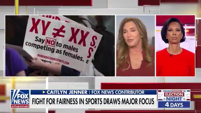 Transgender Caitlyn Jenner : NO WAY should biological men play in women’s sports and Trump gets it!