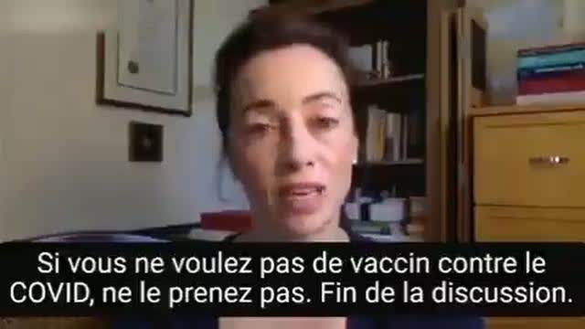 Dr Julie Ponesse about the vaccine mandate (vostfr)