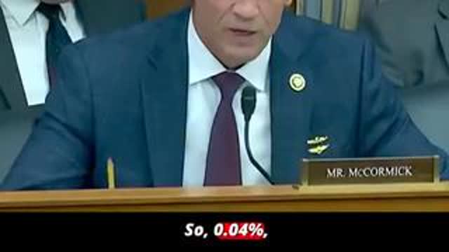 Rep. McCormick dismantles CO2 hysteria