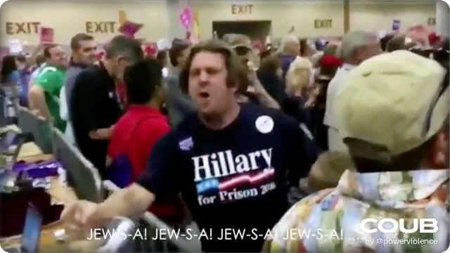 Man Chants, 'Jew SA. You're the ones working for the devil' in 2016