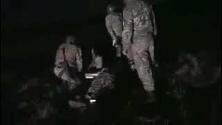 AZOV battalion crucified and burned a russian soldier