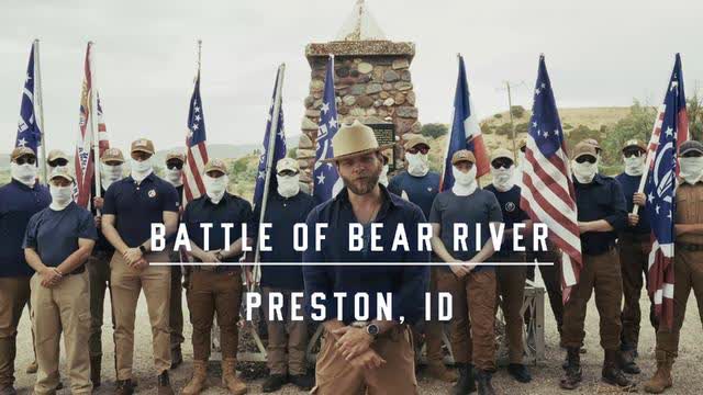 Patriot Front - Battle of Bear River, Idaho Demonstration