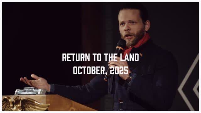 Thomas Rousseau Speech at Return To The Land | October 2025