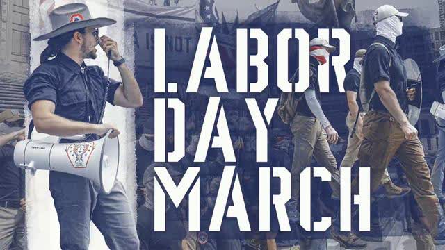 Patriot Front - Labor Day Demonstration Protest | Indianapolis 2022