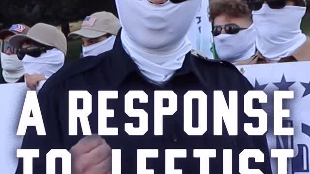 Patriot Front demonstration in Orem, Utah for Charlie Kirk