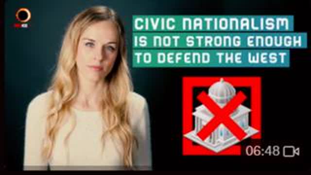Civic Nationalism Is Not Strong Enough To Defend The West - Lana Lokteff of Red Ice TV