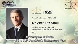 Anthony Fauci Wins $1 Million Israeli Prize for "Courageously Defending Science"