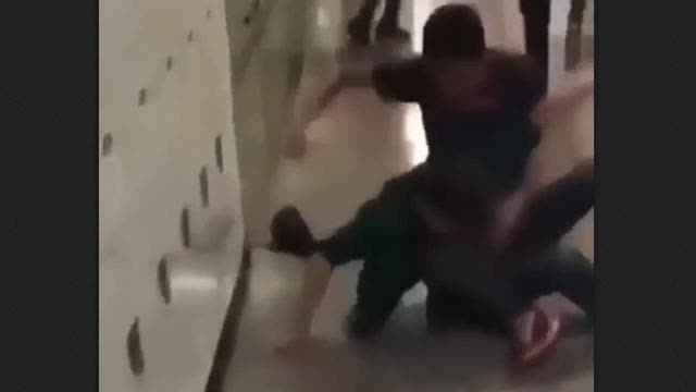 Boy Steps In To Defend His Friend And Pounds His Opponent