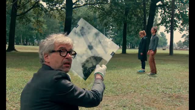 A jew showing how they doctor photos of concentration camps from Where They Stood | Clip | Berlinale 2021