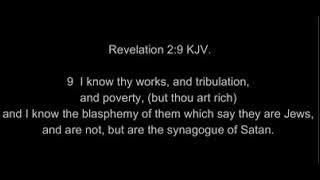 THEY SAY THEY ARE JEWS AND ARE NOT.