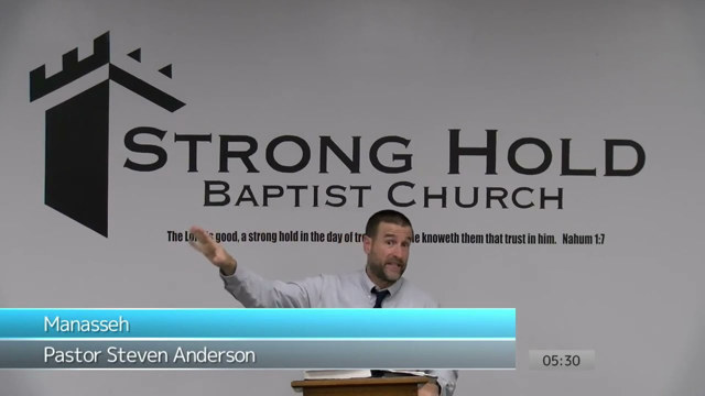 Pastor Steven Anderson - Manasseh