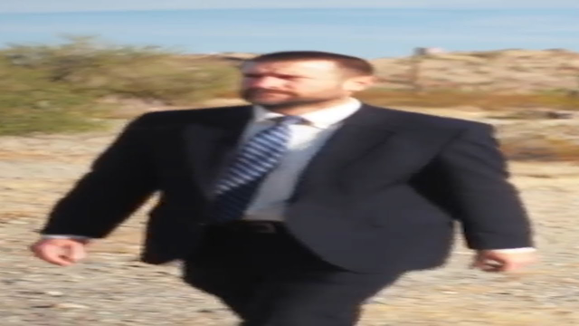 Wide Christians walking #2