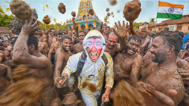 Inside India's Poop-Throwing Festival! ???