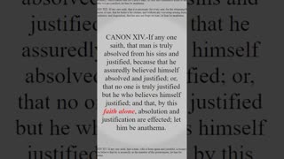 Catholics Don't Believe in Faith Alone for Salvation