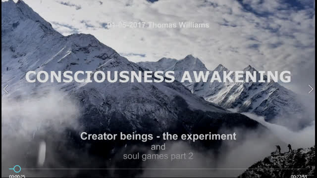 Creator Beings - the experiment and soul games - part 2