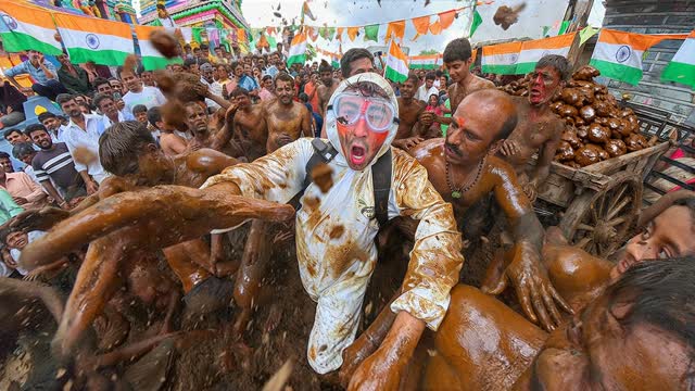 Inside India's Poop-Throwing Festival! ???