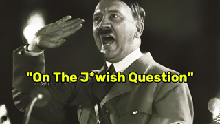 Hilter Speech January 30, 1939 (In English). Answers The J*wish Question.
