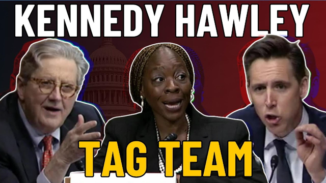Kennedy & Hawley grill a nigger in congress