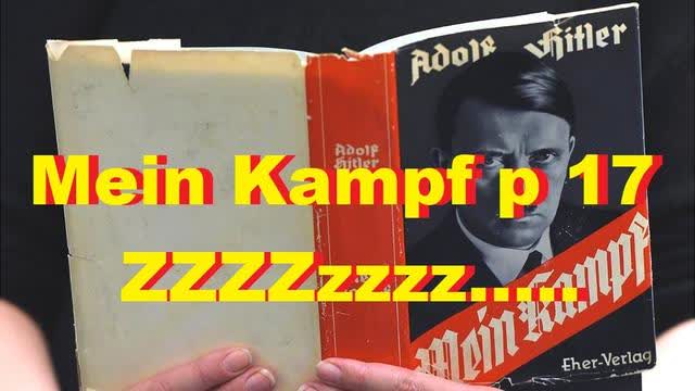 Mein Kampf p 17 ZZZZzzzz.....