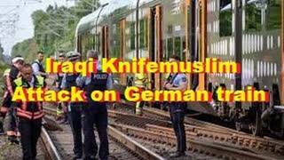 Iraqi Knifemuslim Attack on German train