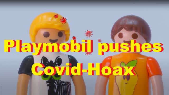 Playmobil pushes Covid-Hoax