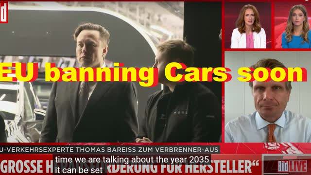 EU banning cars soon