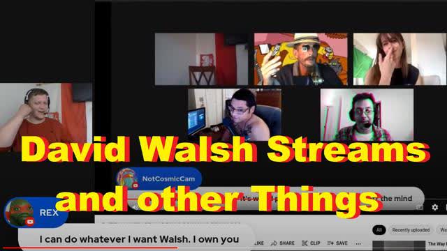 David Walsh Streams and other Things