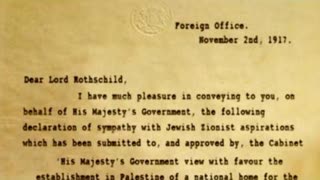 In The Name Of Zion 1: The Rothschild Declaration