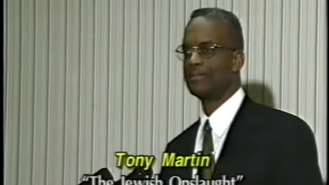 Dr. Tony Martin on His Book "The Jewish Onslaught"