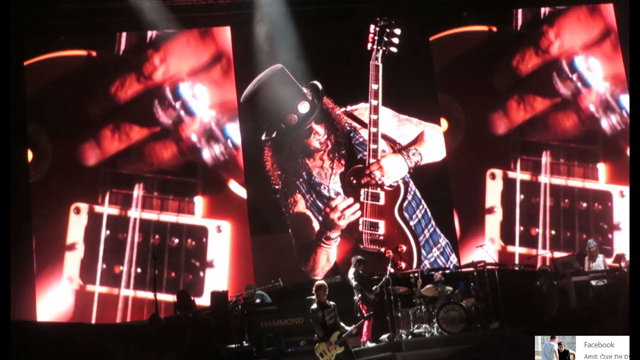 Half-Kike Half-Black Slash Guitar Solo / The Godfather - Live in Tel Aviv Israel 2017