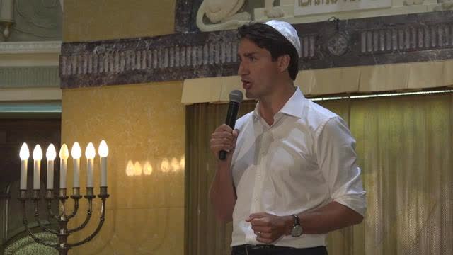 Justin Trudeau loves the Synagogue of satan.