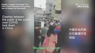 The CCP does not want you to see this: Chinese are rising up against the latest Covid Lock downs.
