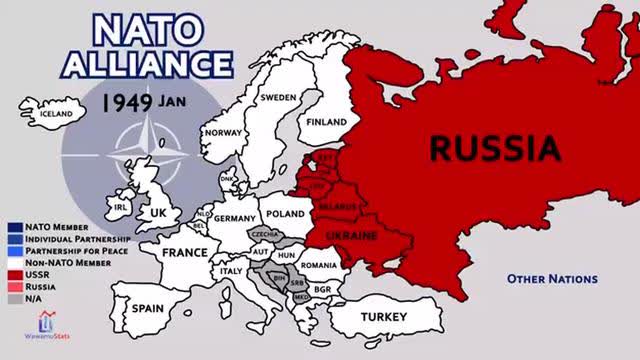 NATO Alliance Expansion From 1949 To Present
